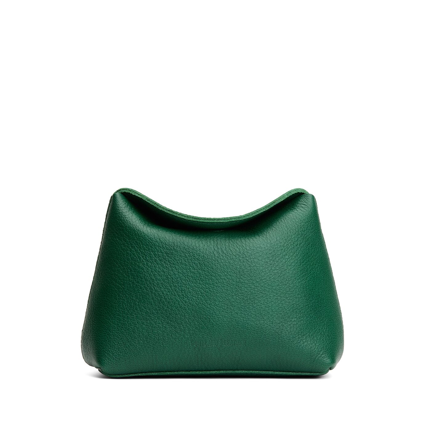 Bacalar | Leather pouch with a folded magnetic closure