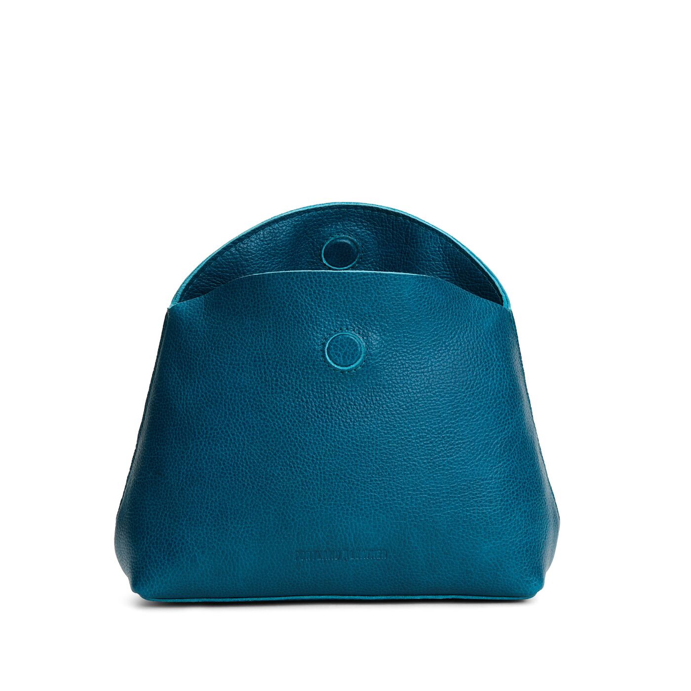 Planetary | Leather pouch with a folded magnetic closure