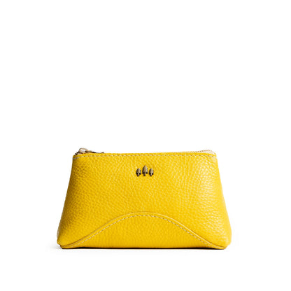 Naples | Rectangular makeup bag pouch with top zipper