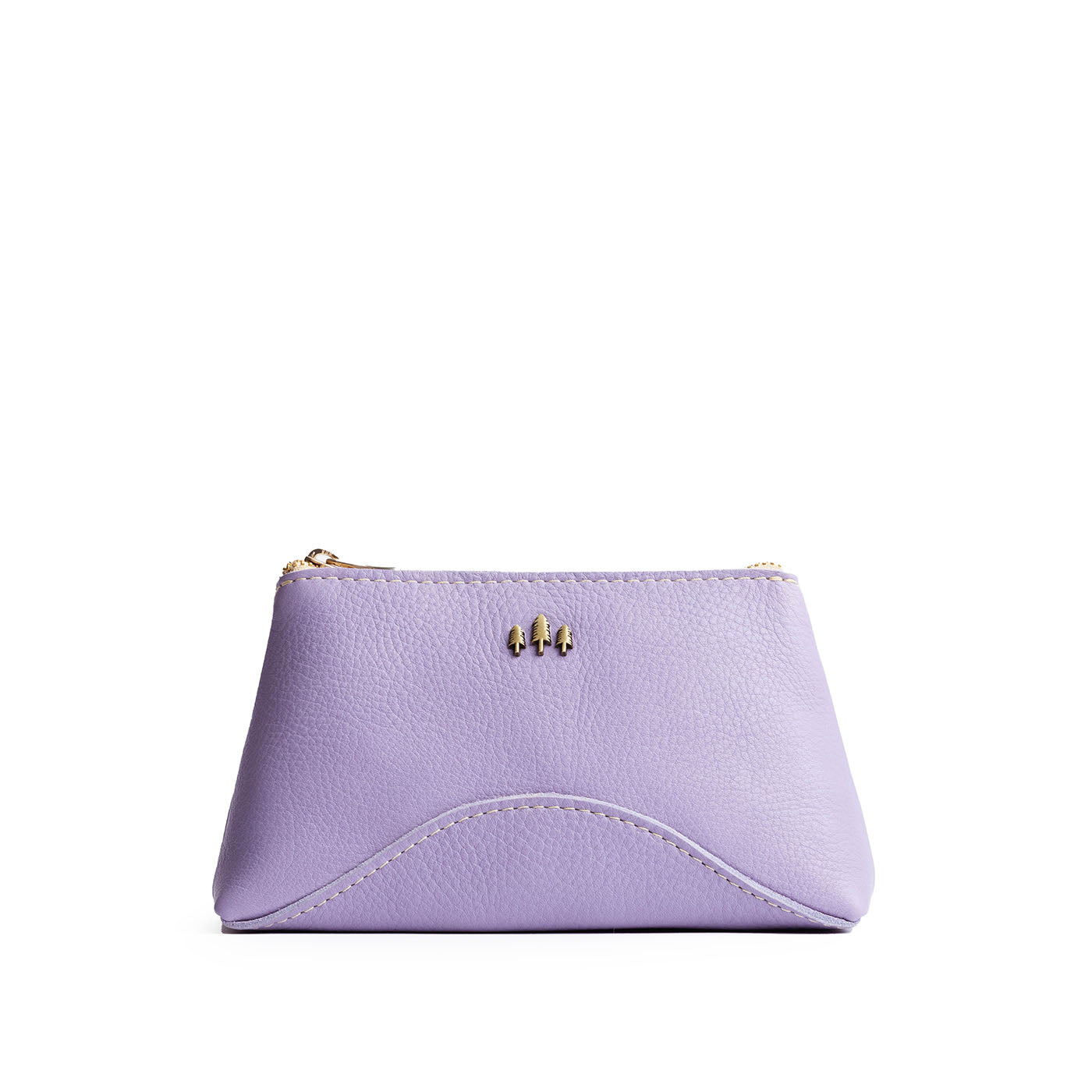 Wisteria | Rectangular makeup bag pouch with top zipper