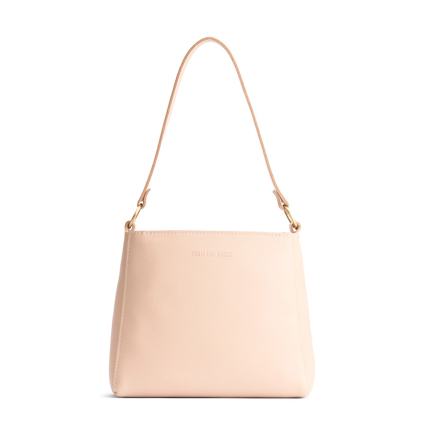 Moonflower*Small | Triangular shoulder bag with antiqued brass finished hardware