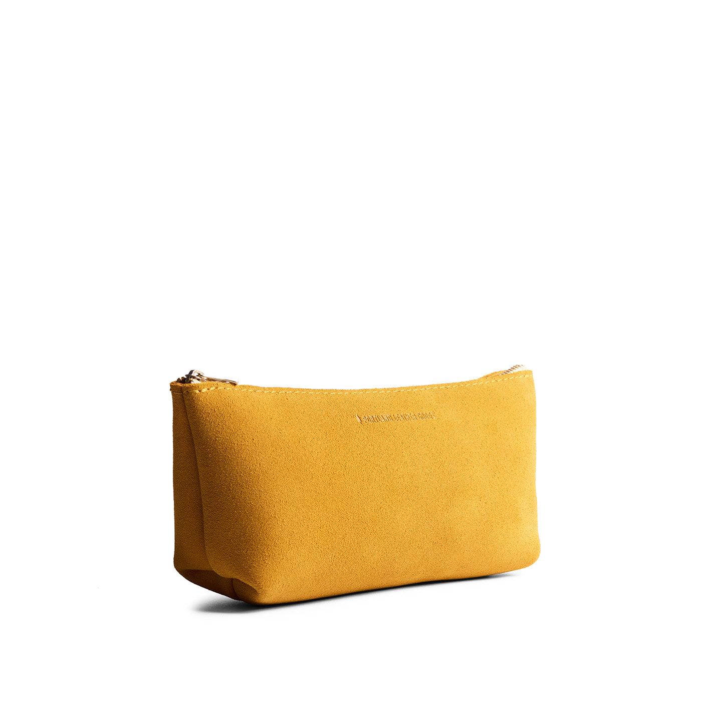 Dijon | Leather utility bag pouch with top zipper