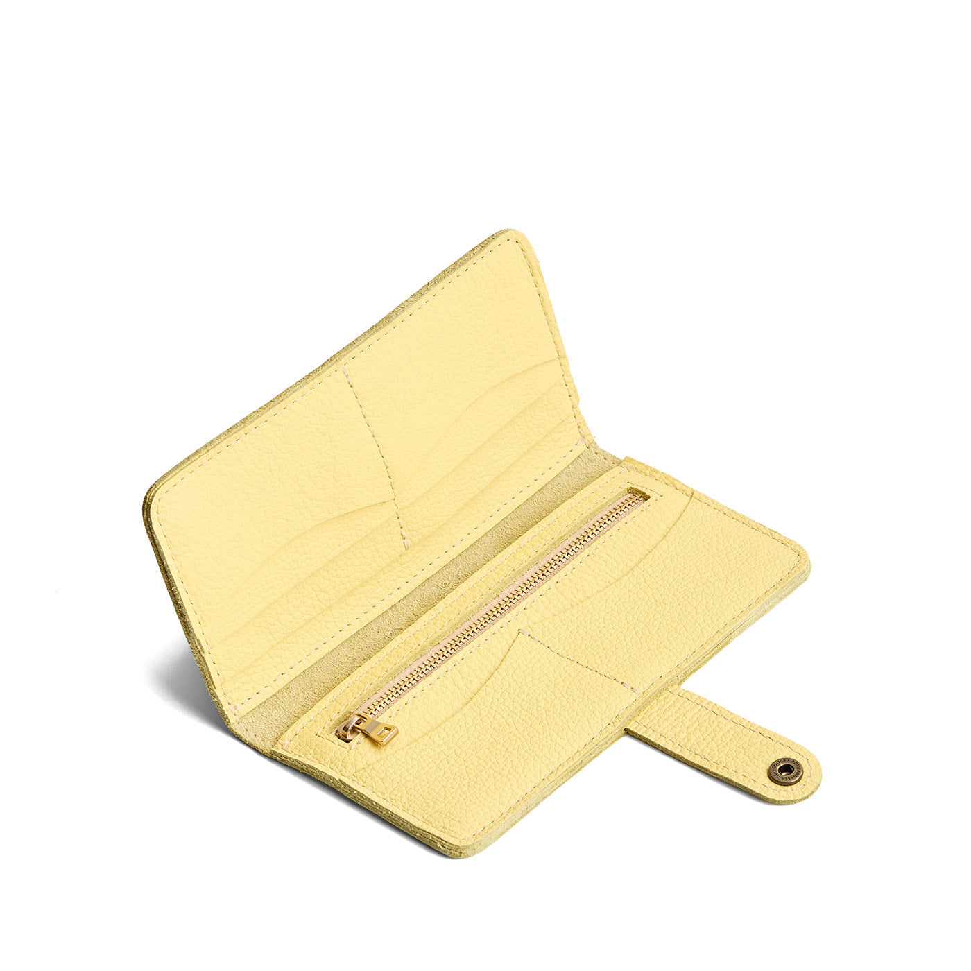 Butter Bliss | Leather wallet with snap closure