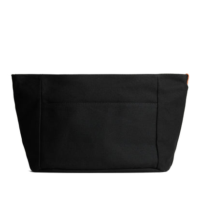 Black*Zipper*Large | Large canvas bag insert for organization